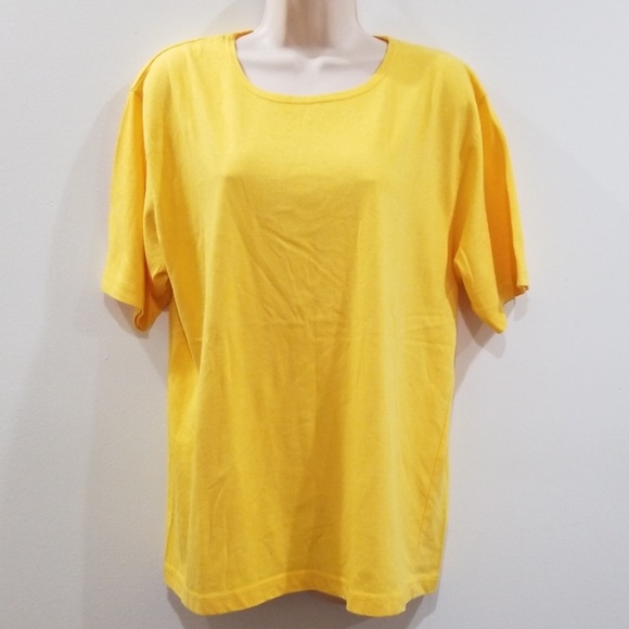 American weekend women's yellow large blouse - Picture 2 of 8